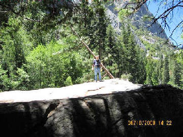 Tom at John Muir Rock