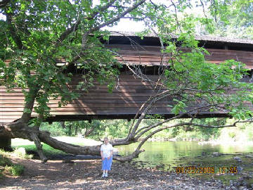Rapp's Dam Bridge & Liz