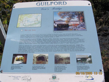 Low's Bridge sign