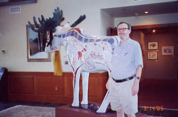 Moose and Tom Keating at Bennington Center for the Arts