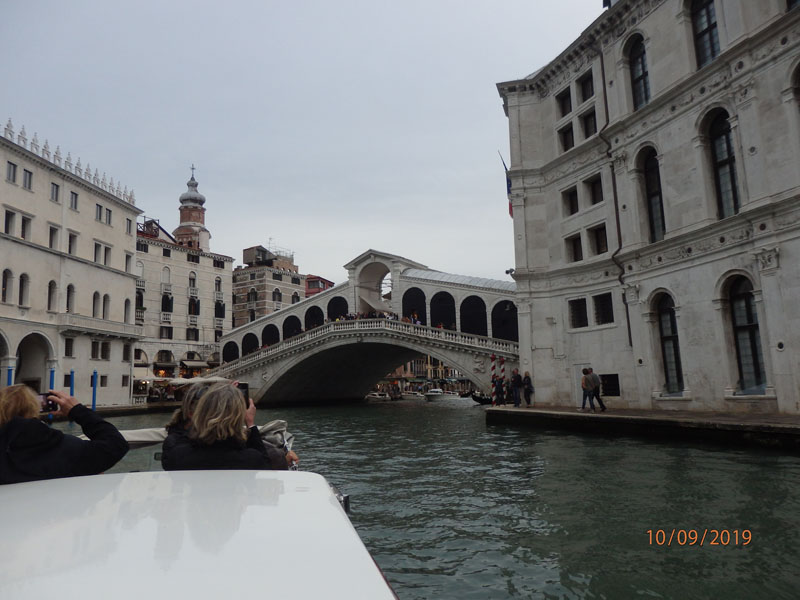 Rialto Bridge Photo by Tom Keating October 8, 2019
