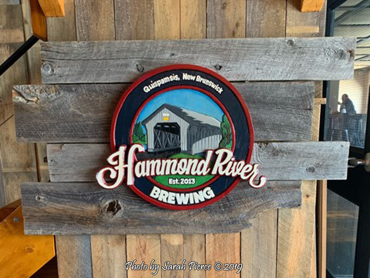 Hammond River Brewing Sign - Sarah Pierce