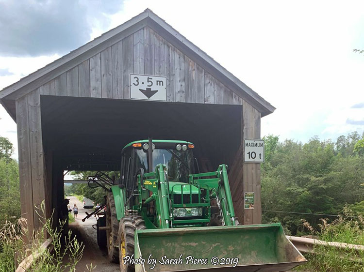 Hartley-Steeves with tractor - Sarah Pierce
