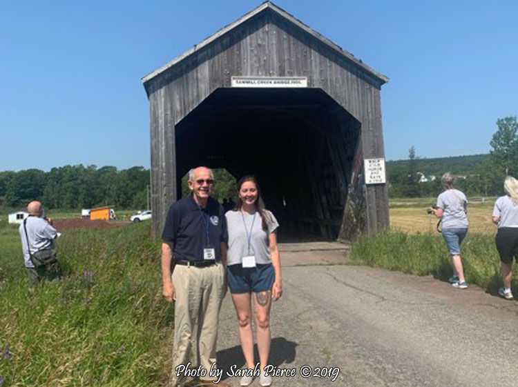 Sarah Pierce with John Smolen