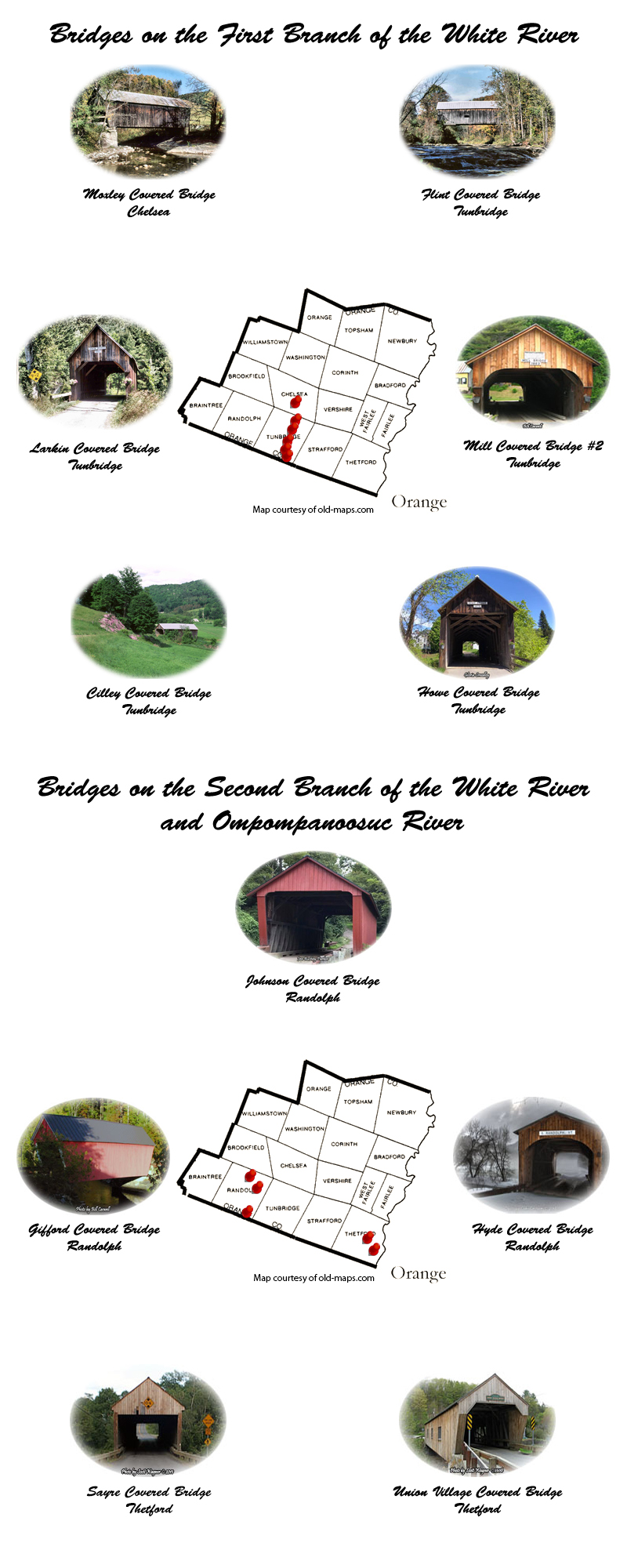Orange County Covered Bridges
