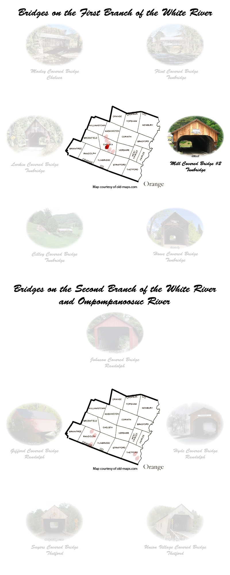 Orange County Covered Bridges