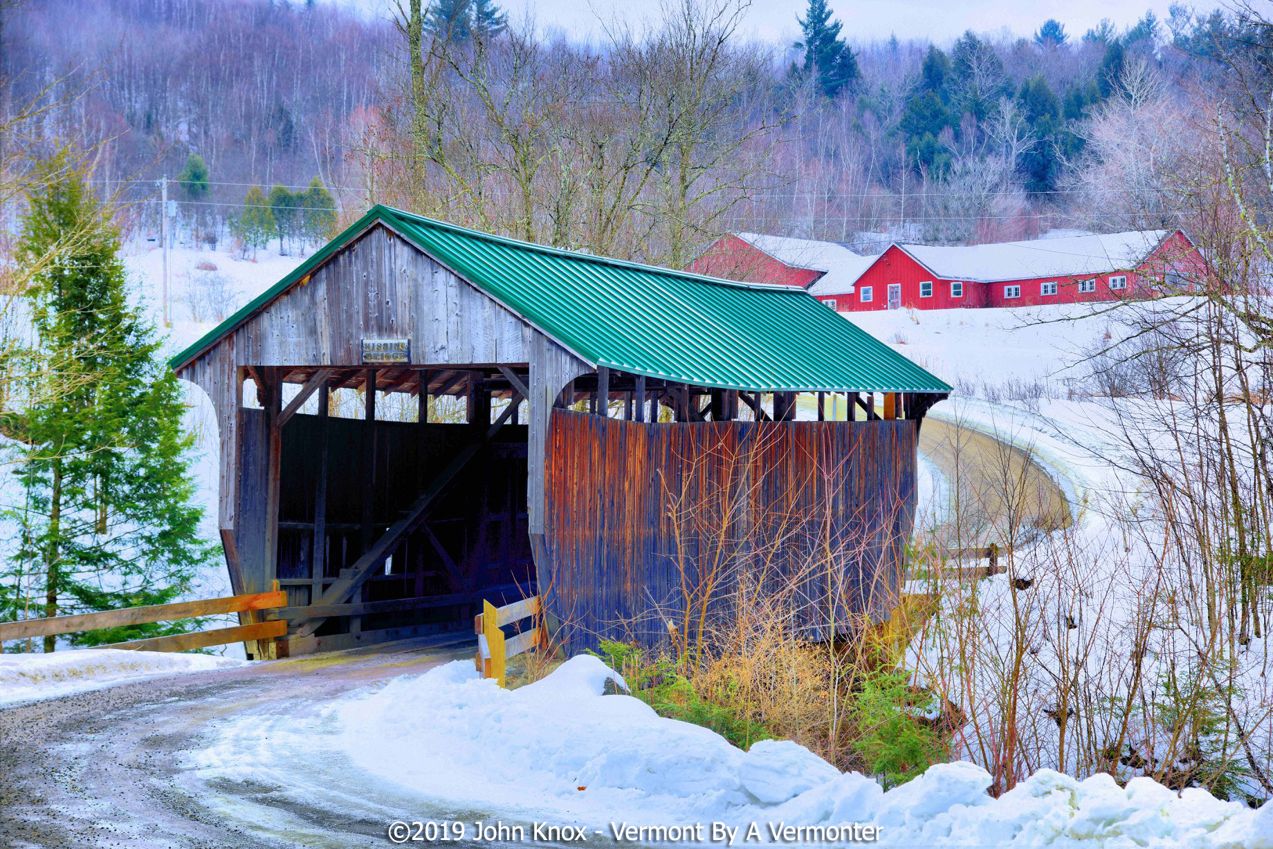 Kissing Covered Bridge - John H. Knox