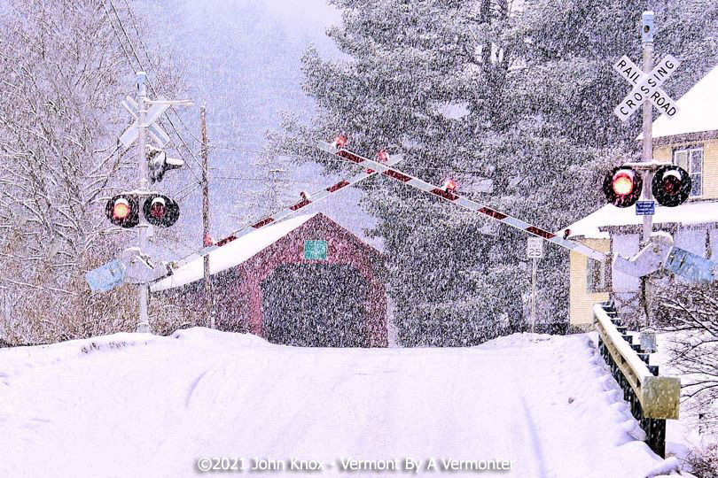 Northfield Falls Covered Bridge - John H. Knox