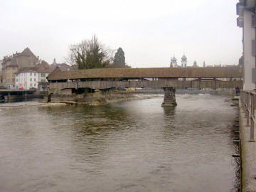 Spreuerbrücke in Luzern. Photo by Gregor Wenda