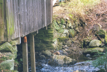Copeland Covered Bridge rehabilitation progress