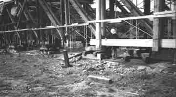 Hamden Covered Bridge abutment form