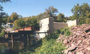 Hamden Covered Bridge in progress