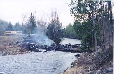 Keenan Covered Bridge Ruins Photo by Pat Cook