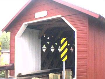 Paper Mill Covered Bridge Photo by Dick Wilson