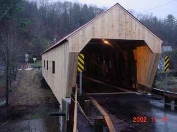 Union Village Bridge Open Photo by Tom Chase Nov.13, 2002