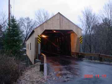 Union Village Bridge Open Photo by Tom Chase Nov.13, 2002