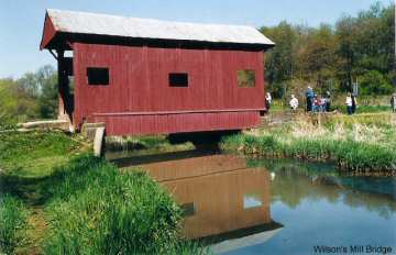 Wilson Mill Covered Bridge - Photo by Dick Wilson