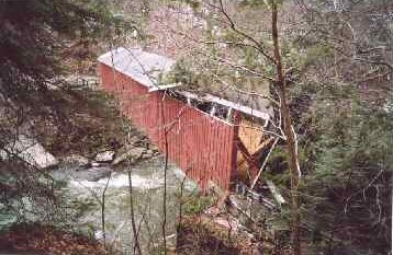 McConnell's Mill Bridge Photo by Tom Walczak March 9, 2004