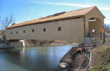 Buskirk Bridge Photo by Dick Wilson, April 2005