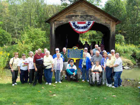 NYSCBS at the Hyde Hall Covered Bridge
