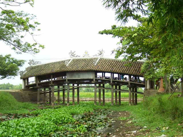 Thanh Toan Bridge located near Hue, Vietnam. Photo ©2008 by Mark Kibbler