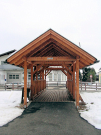 Portal view of the new Krumbacher C.B.