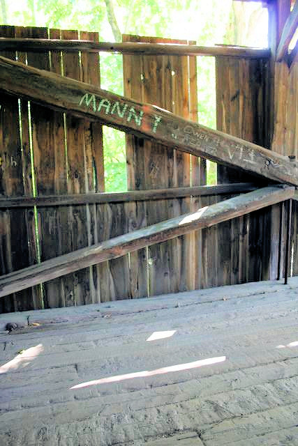 Scott Covered Bridge boards kicked out