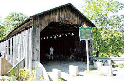 Scott Covered Bridge grafitti
