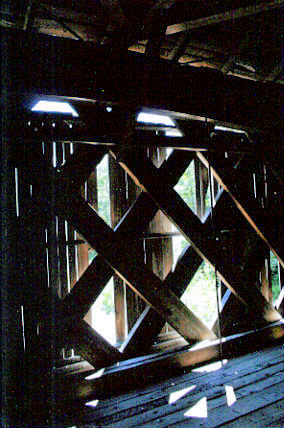Scott Covered Bridge missing side boards