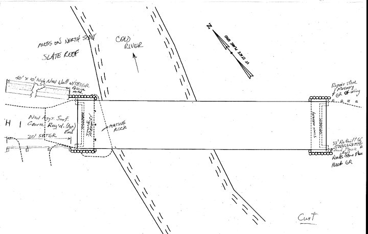 Brown Covered Bridge - Abutments