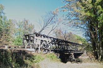 Salisbury Station Bridge lost - Photo by Ed and Irene Barna
