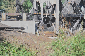 Salisbury Station Bridge lost - Photo by Ed and Irene Barna