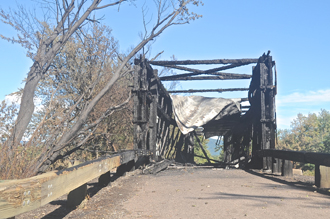 Salisbury Station Bridge lost - Photo by Ed and Irene Barna
