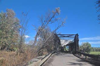 Salisbury Station Bridge lost - Photo by Ed and Irene Barna