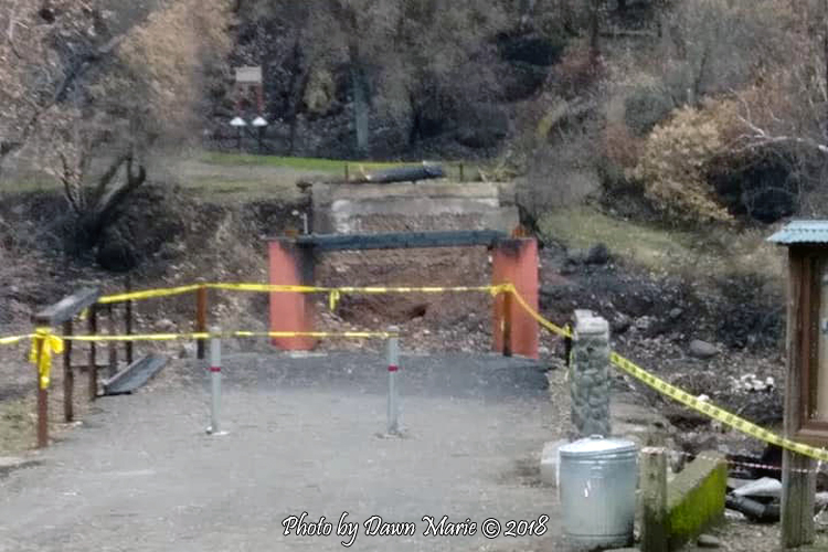 Honey Run Covered Bridge Remains - Dawn Marie
