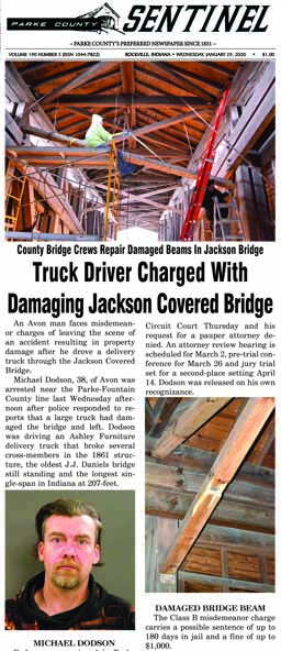 Parke County Sentinel January 29, 2020