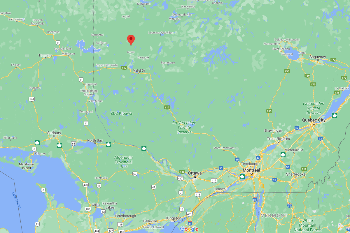 Google map of Davy Bridge location