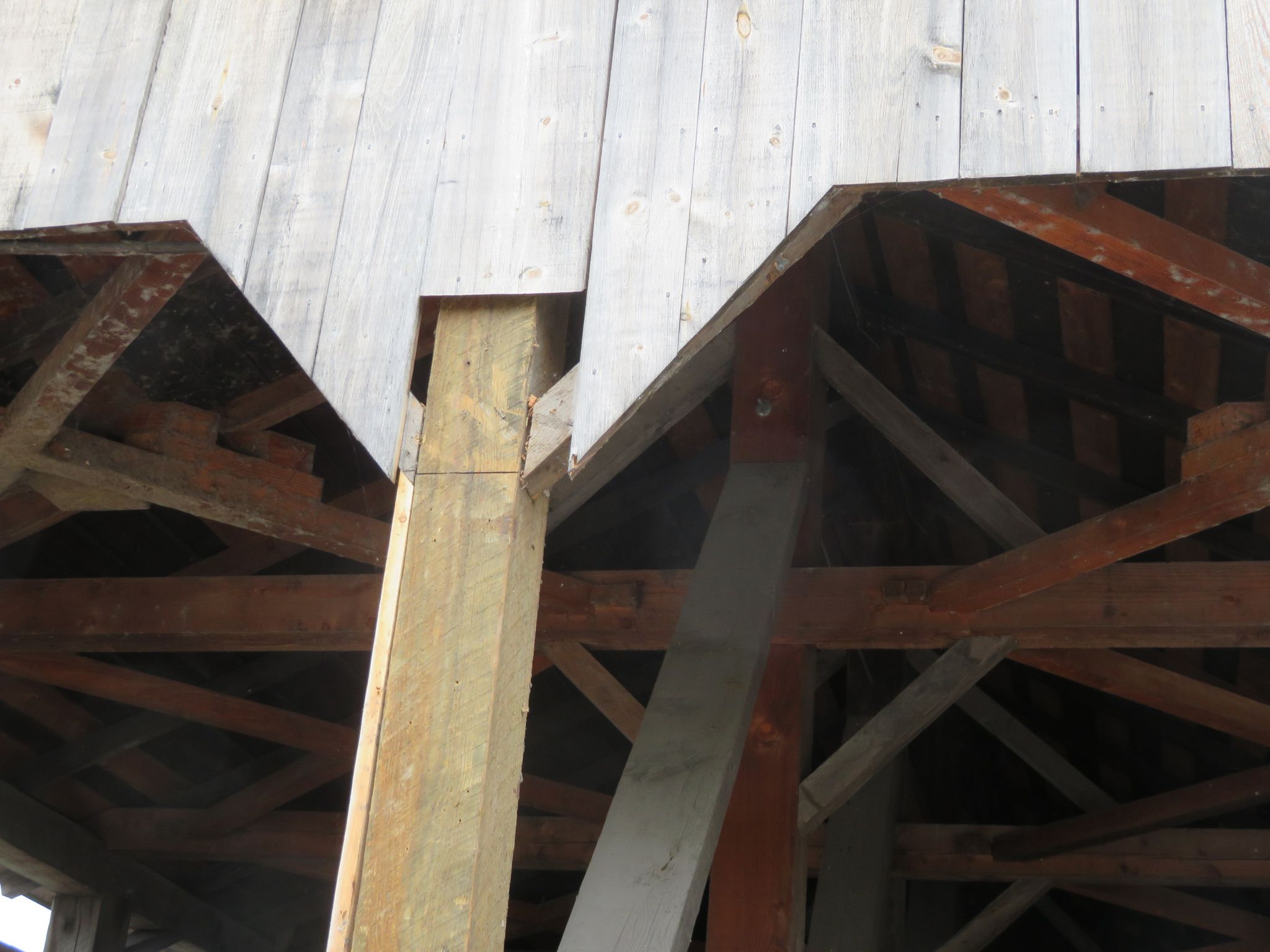 Pulp Mill Covered Bridge Damage