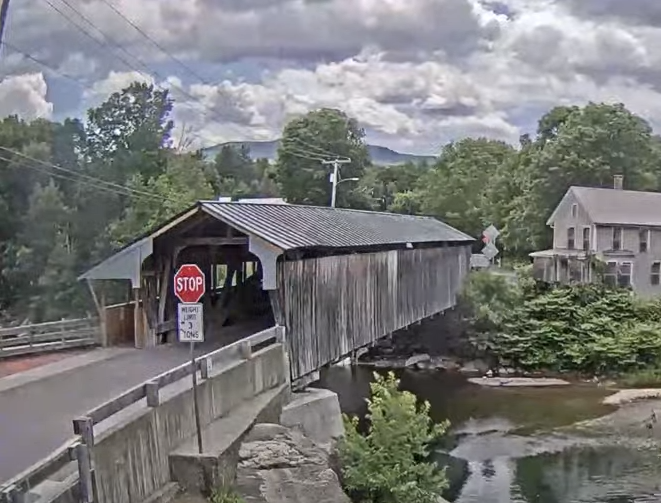Village Covered Bridgedamaged