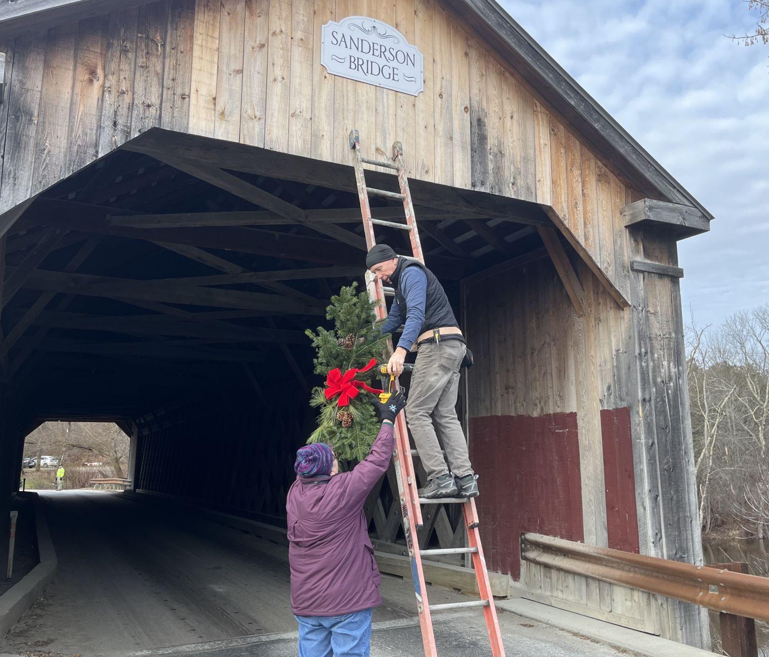Rutland area covered bridges decorated