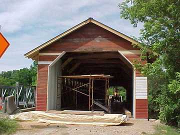 Paper Mill Bridge Repairs Photo by David Guay