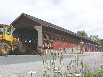 Paper Mill Bridge Repairs Photo by David Guay