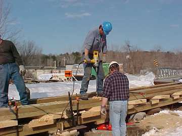 Paper Mill Bridge Repairs Photo by David Guay