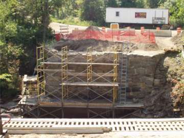 Greenbanks Hollow Renovation Photo by Mert Leonard, Sept. 16, 2002