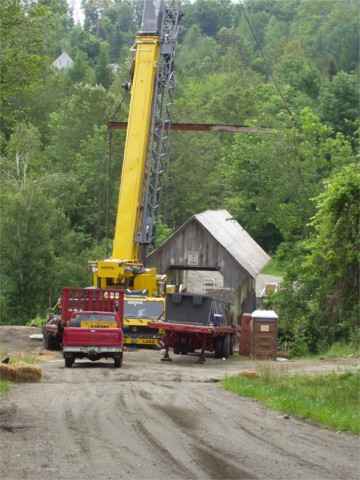 Greenbanks Hollow Renovation Photo by Mert Leonard, July 23, 2002