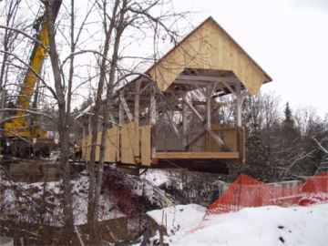 Greenbanks Hollow Renovation Photo by Mert Leonard, Nov. 8, 2002
