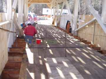 Greenbanks Hollow Renovation Photo by Mert Leonard, Nov. 15, 2002