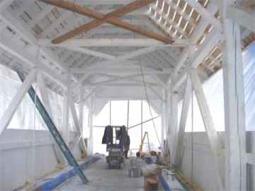 Greenbanks Hollow Renovation Photo by Mert Leonard, Dec. 4, 2002