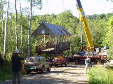 Greenbanks Hollow Renovation Photo by Mert Leonard, July 25, 2002