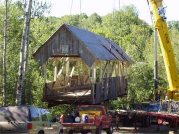 Greenbanks Hollow Renovation Photo by Mert Leonard, July 25, 2002